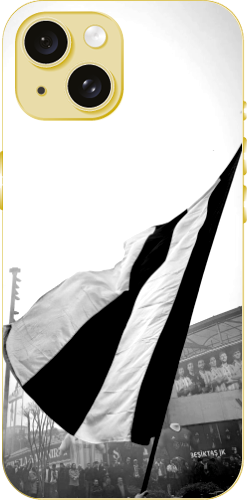 Beşiktaş Bayrak Siyah Beyaz