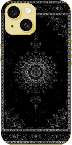 Royal Black Şeffaf Telefon Kılıfı
